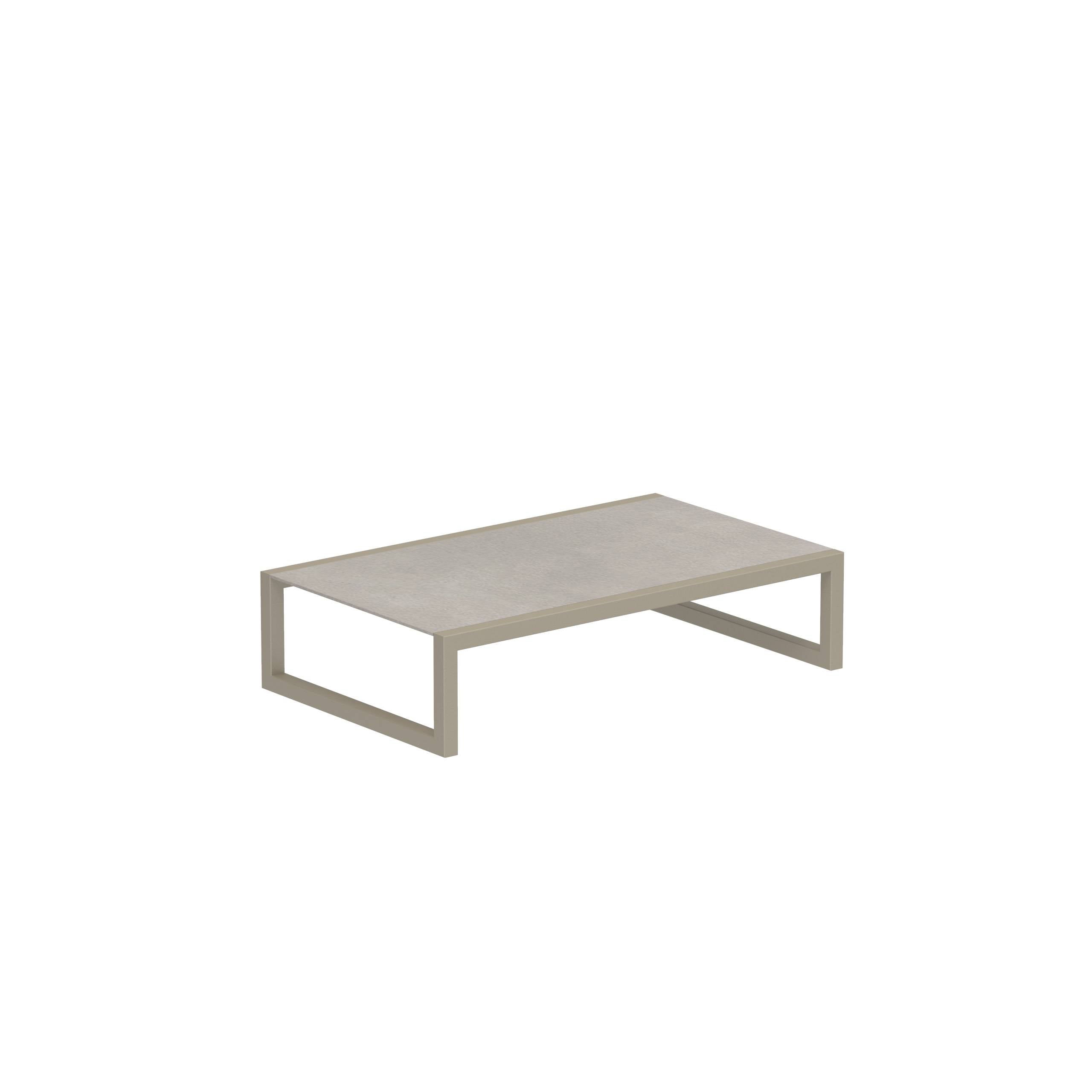 Ninix Side Table 150x90cm Sand And Ceramic Cemento Luminoso