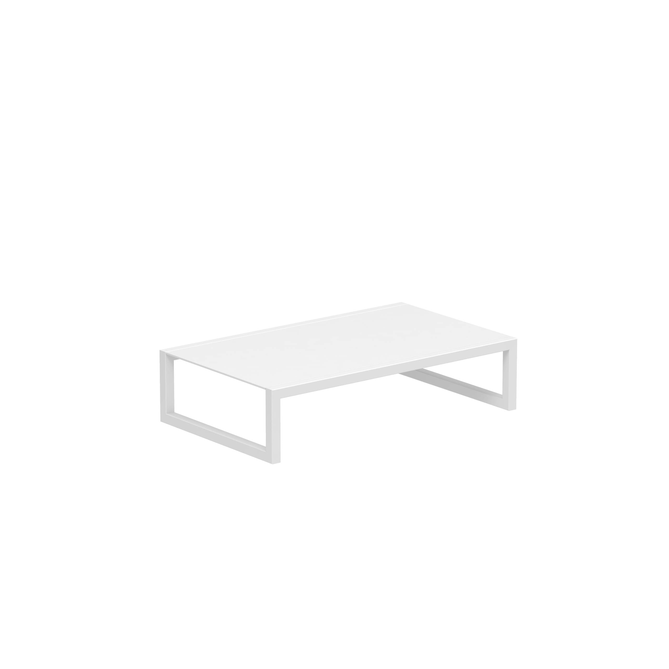 Ninix Side Table 150x90cm White And Ceramic White