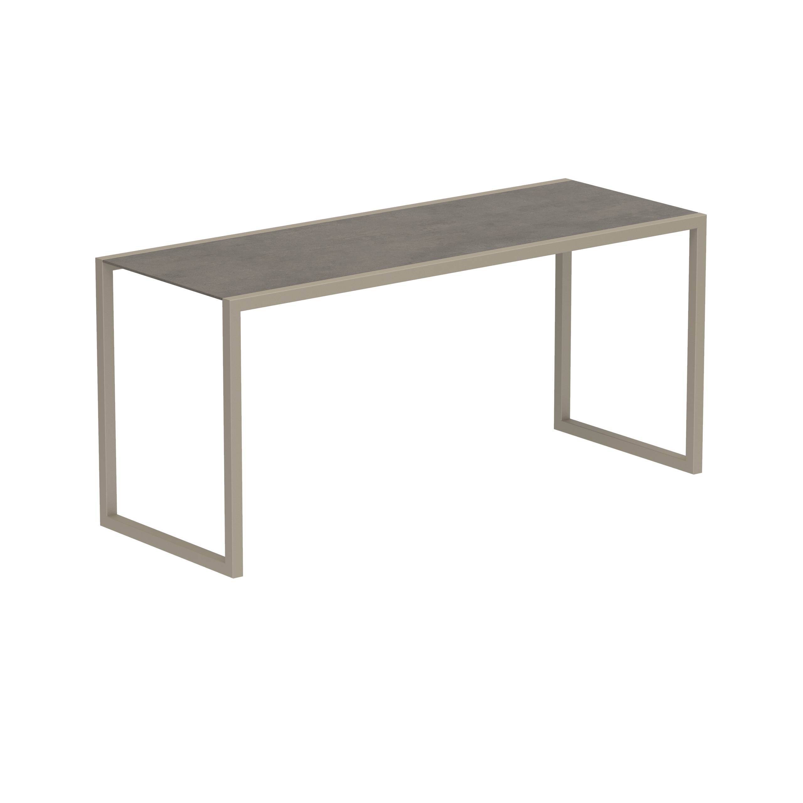 Ninix Bartable Sand With Ceramic Table Top Terra Marrone