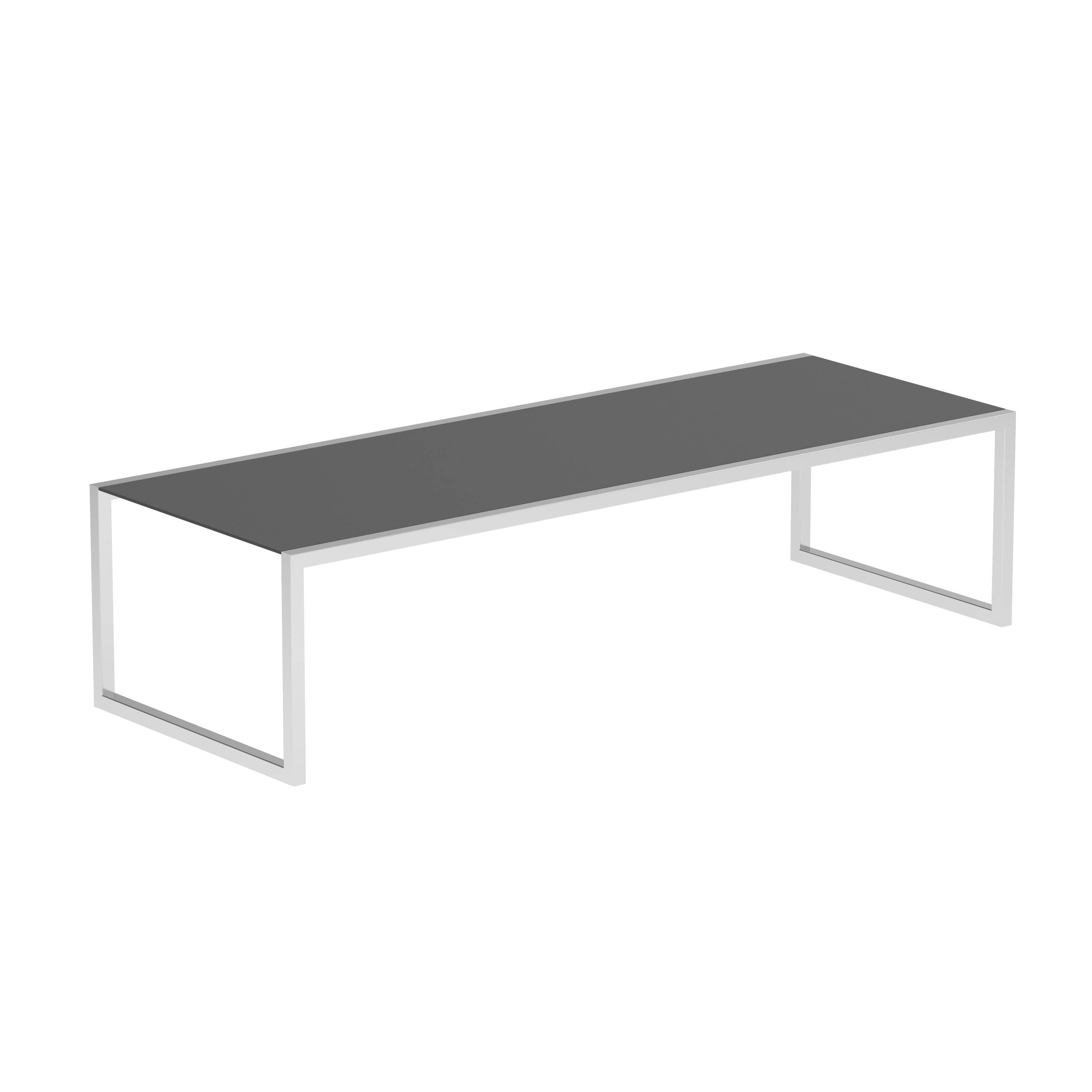 Ninix 300 Table Ss Frame + Ceramic Black El.Pol