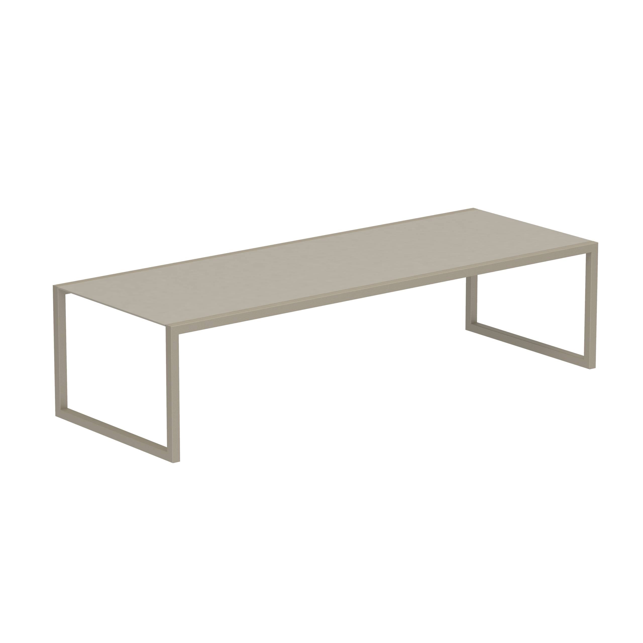 Ninix 300 Table Frame Sand + Ceramic Pearl Grey