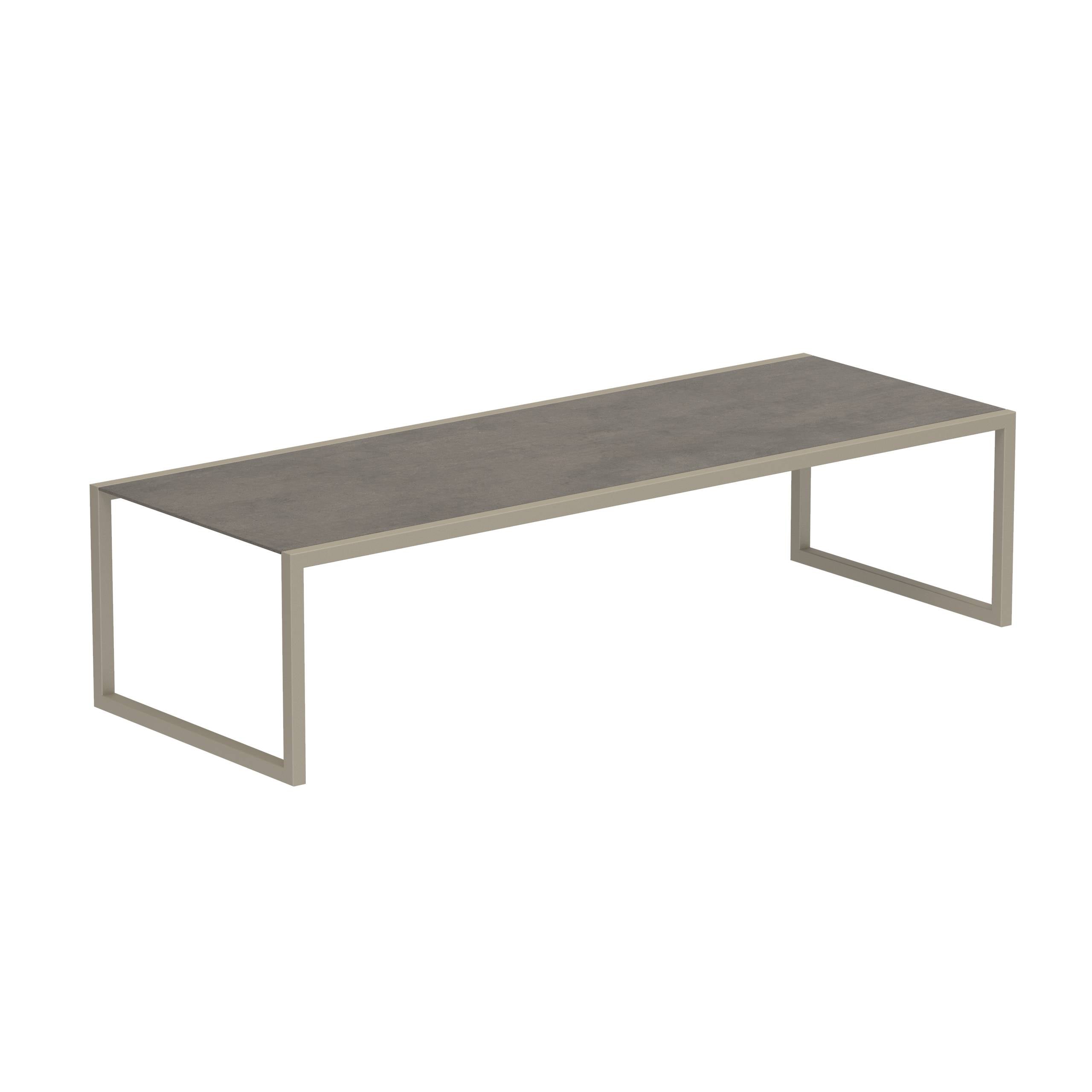 Ninix 300 Table Frame Sand + Ceramic Terra Marrone