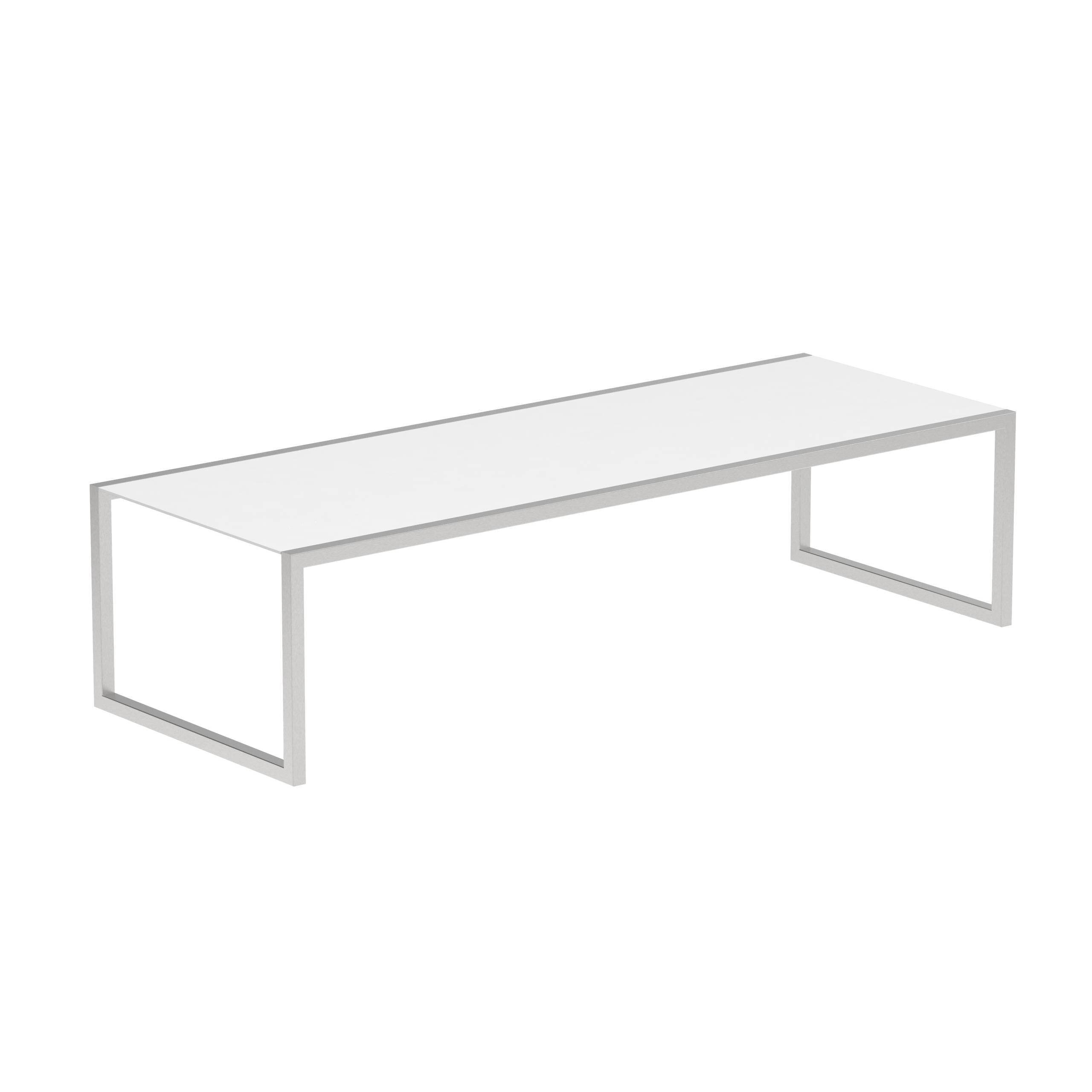 Ninix 300 Table Ss Frame + Ceramic White