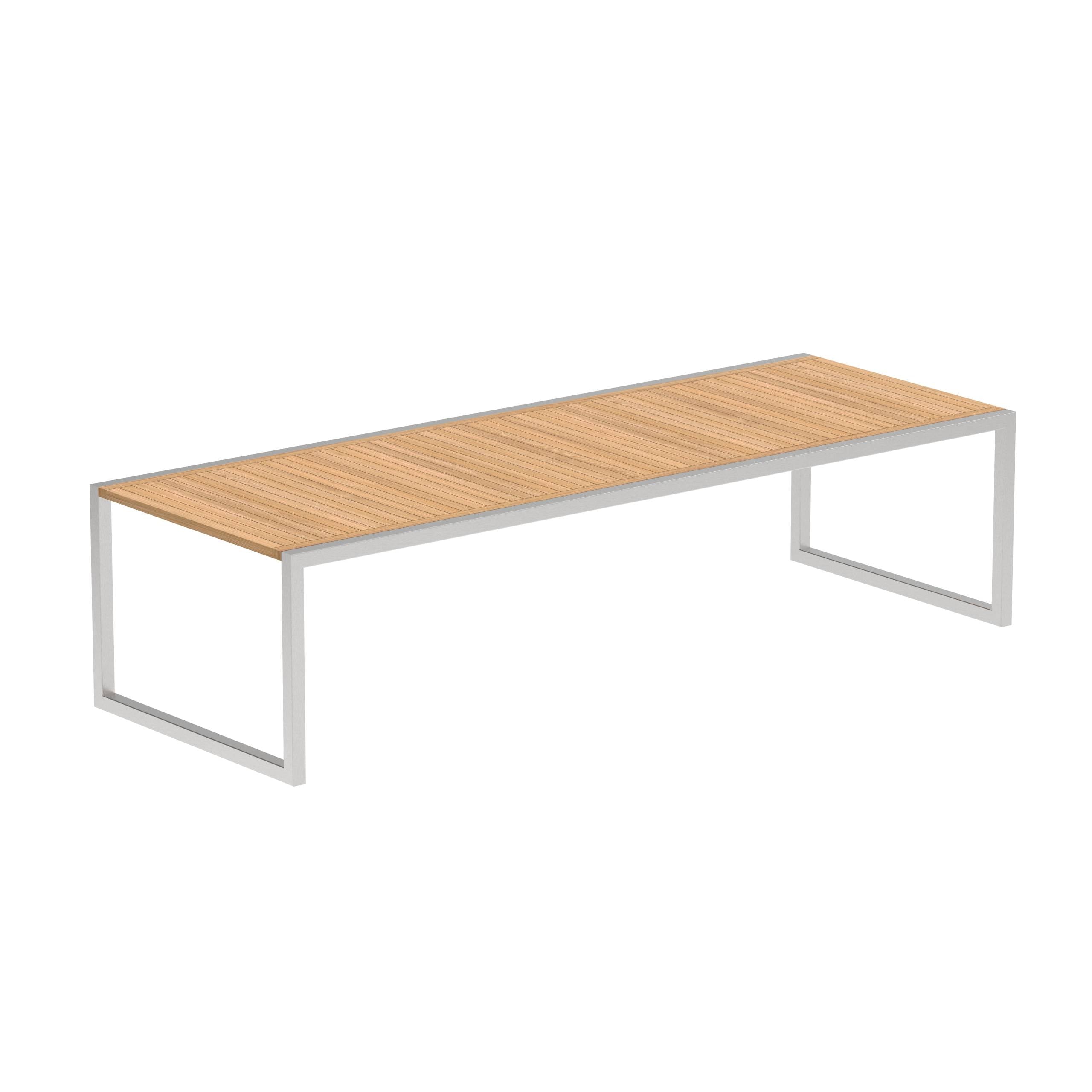 Ninix 300 Table Ss Frame + Teak Tabletop