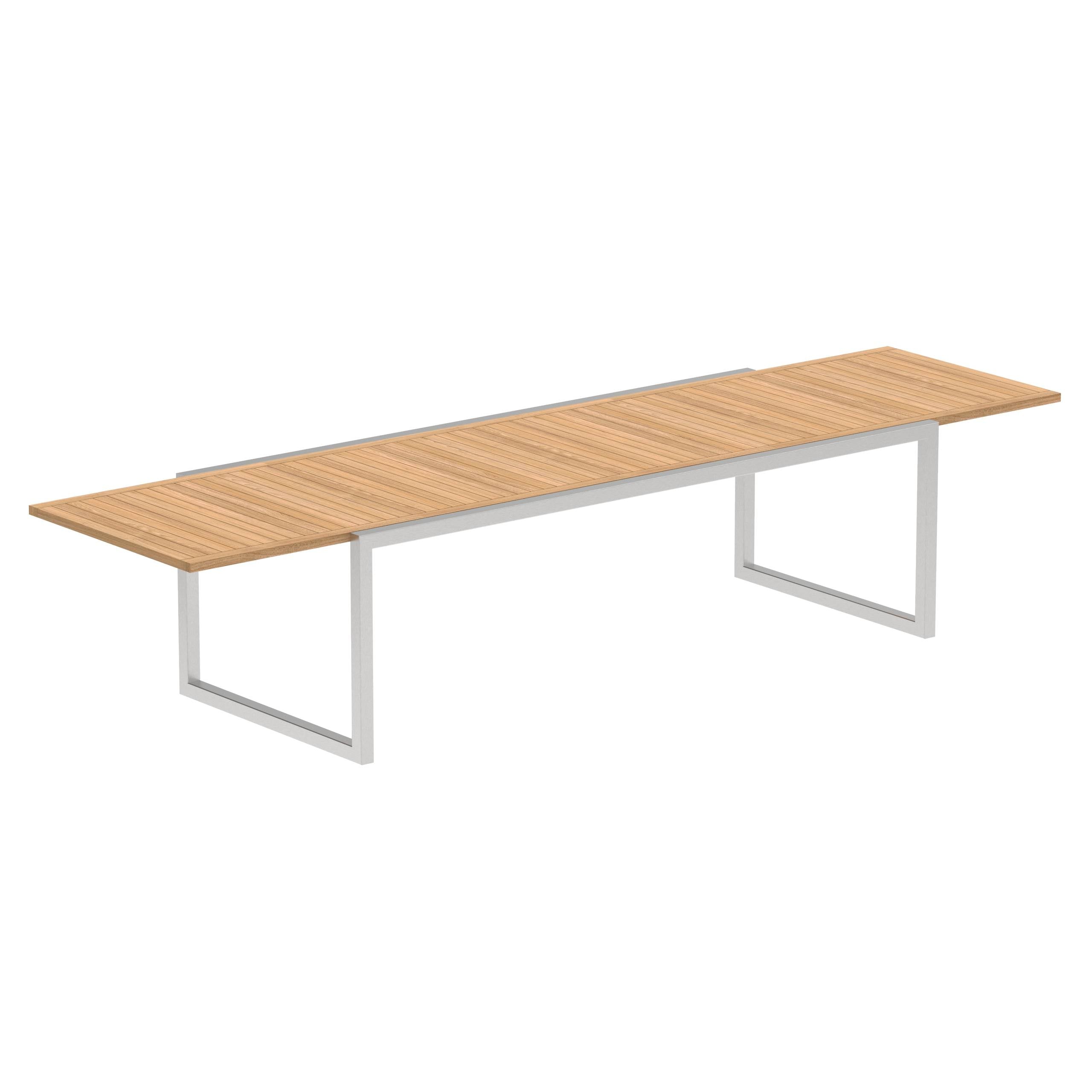 Ninix Extendable Table 100x240/360 With Stainless Steel