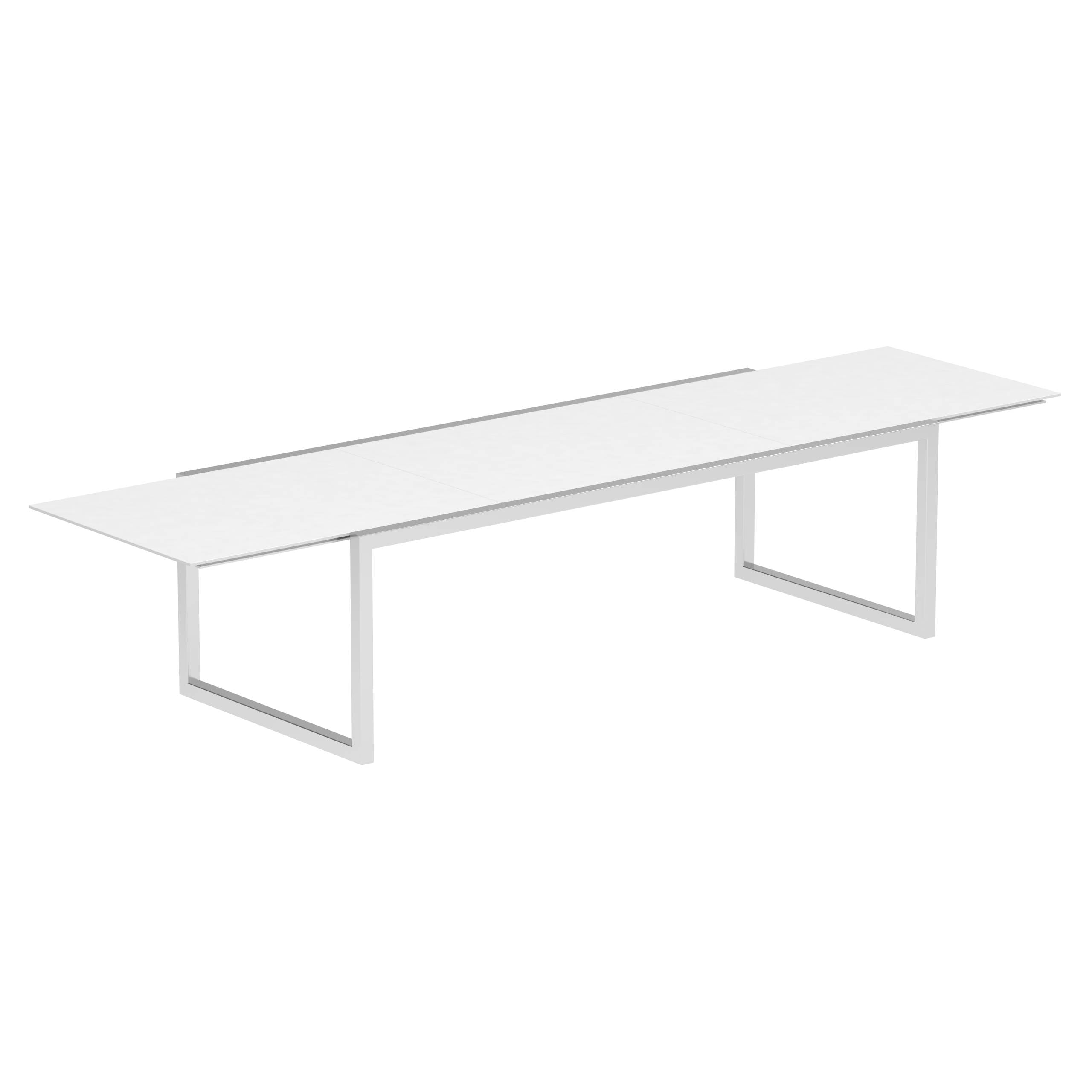 Ninix Extendable Table 100x240/360 With Ceramic White El.Pol