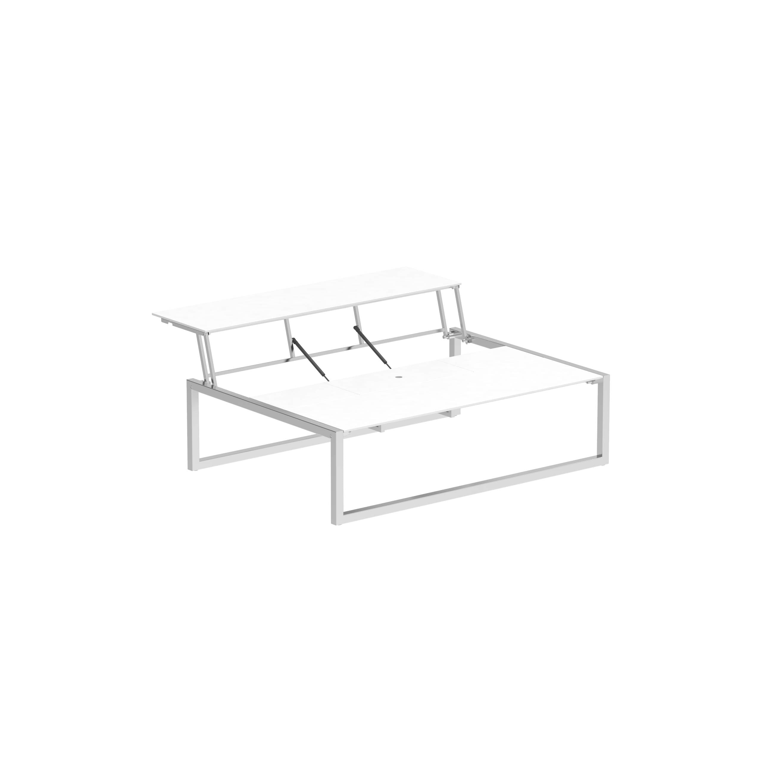 Ninix Lounge Table 150t Ss Ep-Ceramic White