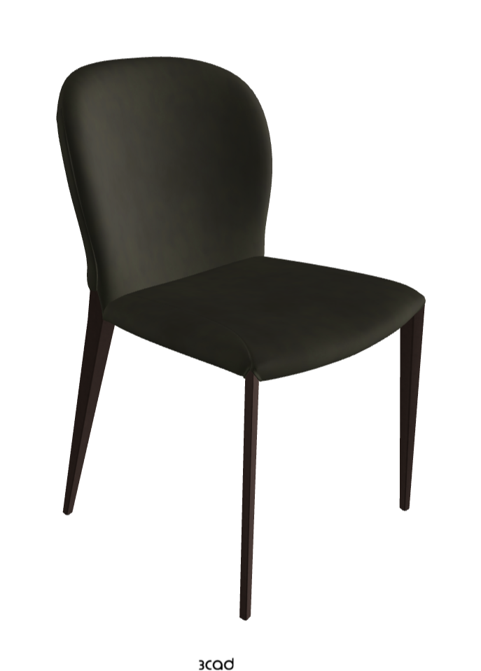 Nancy ML Dining Chair_Bronze Embossed_Micro Nubuk_Musk