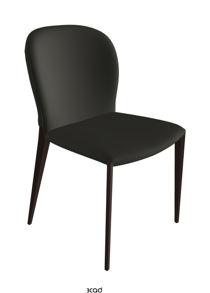 Nancy ML Dining Chair_Bronze Embossed_Synthetic Leather_London