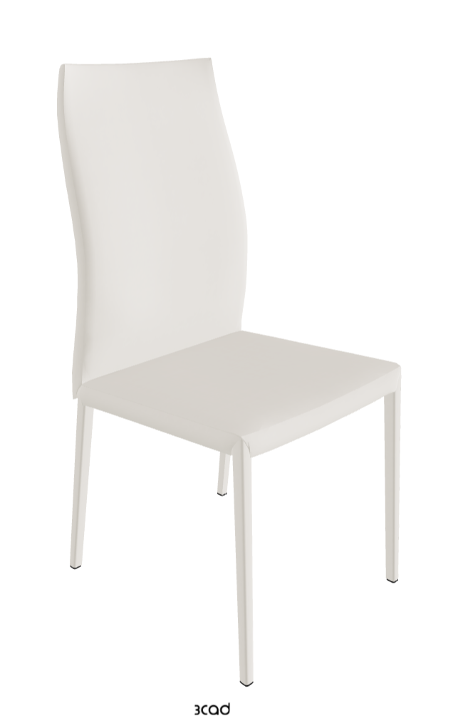 Norma Couture High Back Dining Chair_Glove Soft Leather:_Dover