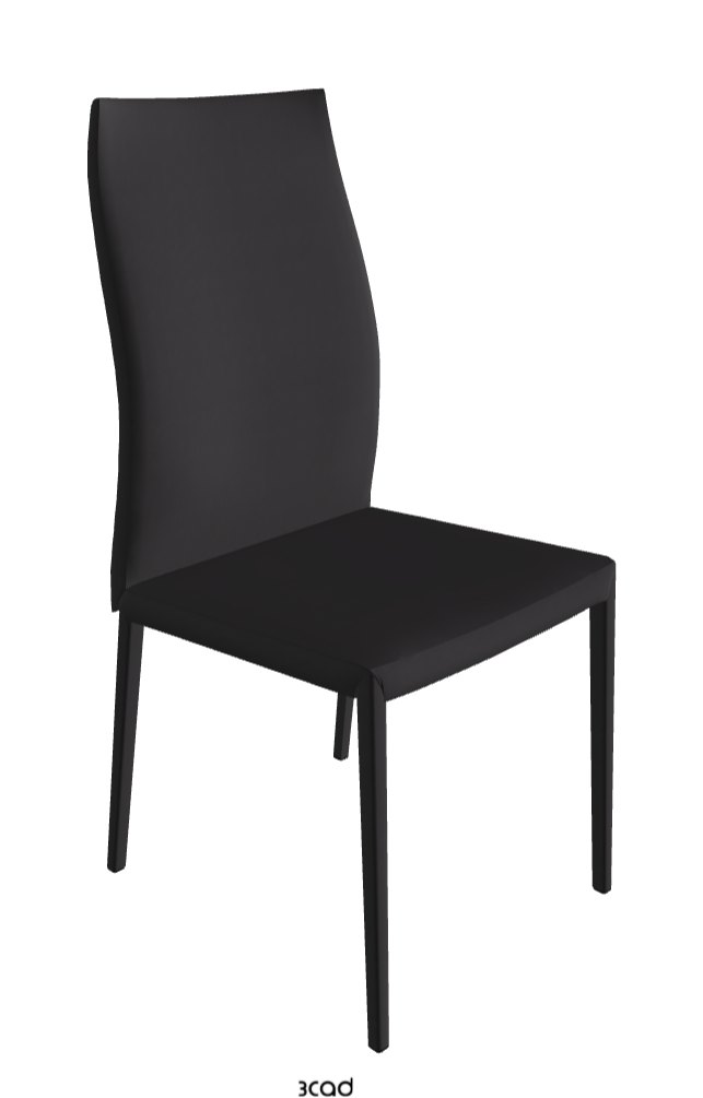 Norma Couture High Back Dining Chair_Glove Soft Leather:_Hornet