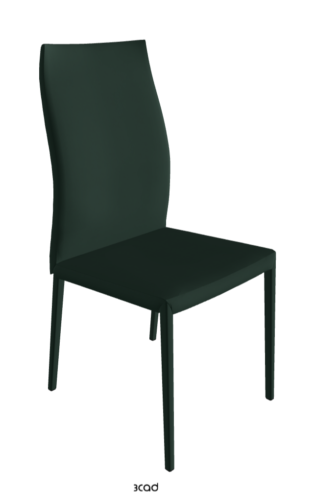 Norma Couture High Back Dining Chair_Soft Leather:_Sherwood