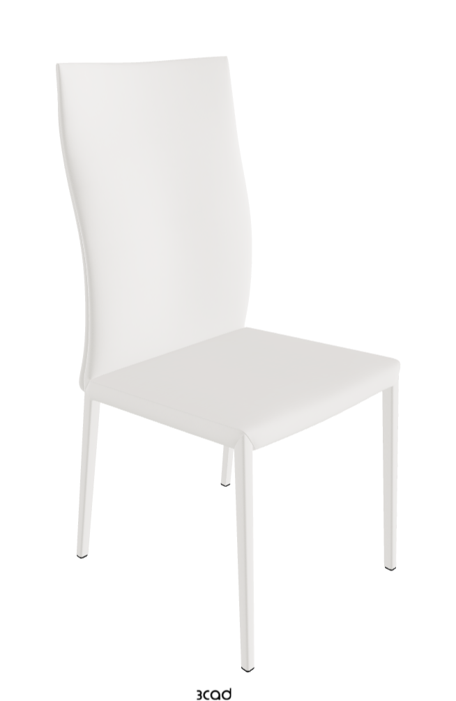 Norma High Back Dining Chair_Soft Leather:_Palladio