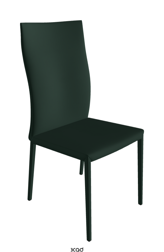 Norma High Back Dining Chair_Soft Leather:_Sherwood