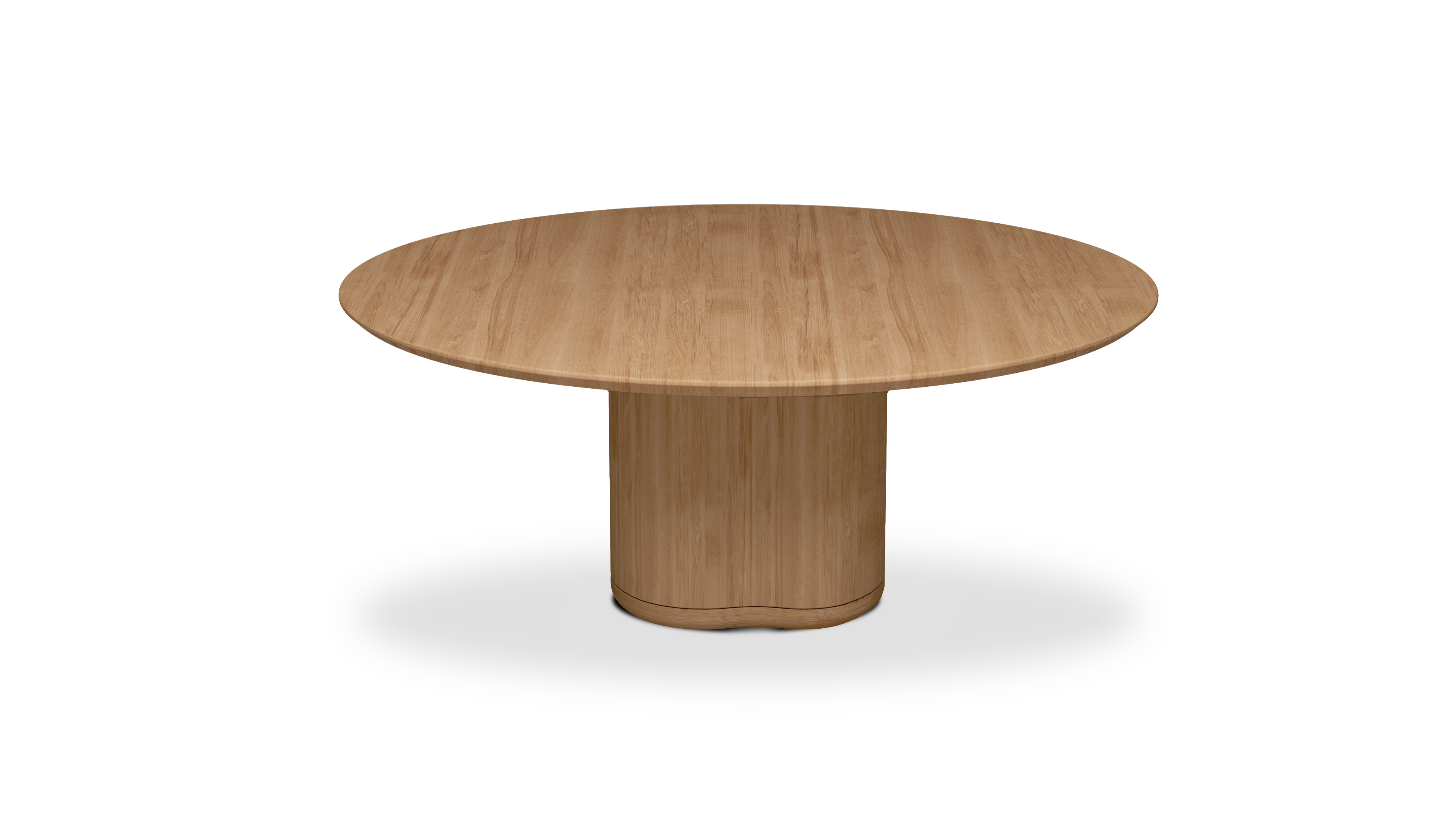 Manutti Ogado Low Dining Table with 160 cm Width , 68 cm Height Teak Table Top