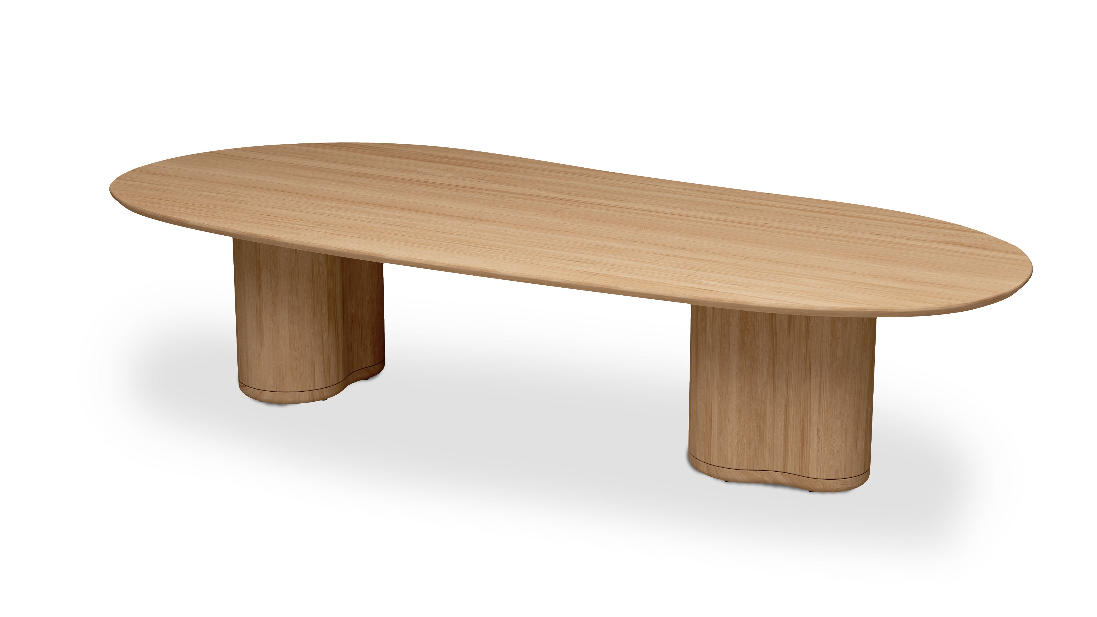 Manutti Ogado Organic  Dining Table with 75 cm Height & Teak Table Top