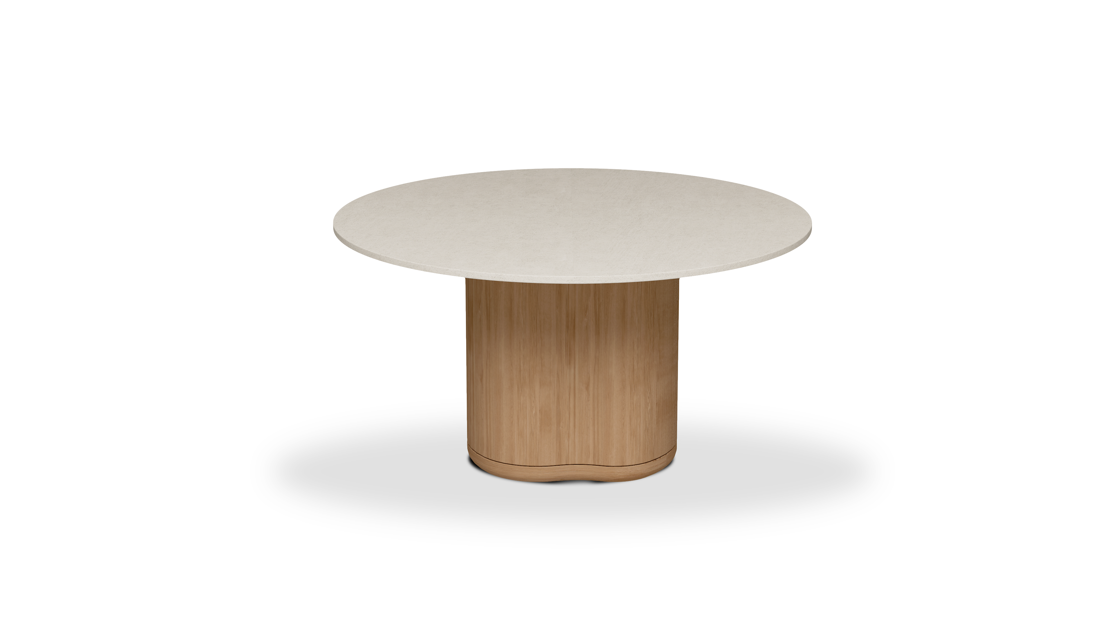 Manutti Ogado Low Dining Table with 125cm Width , 66 cm Height & Ceramic Table Top