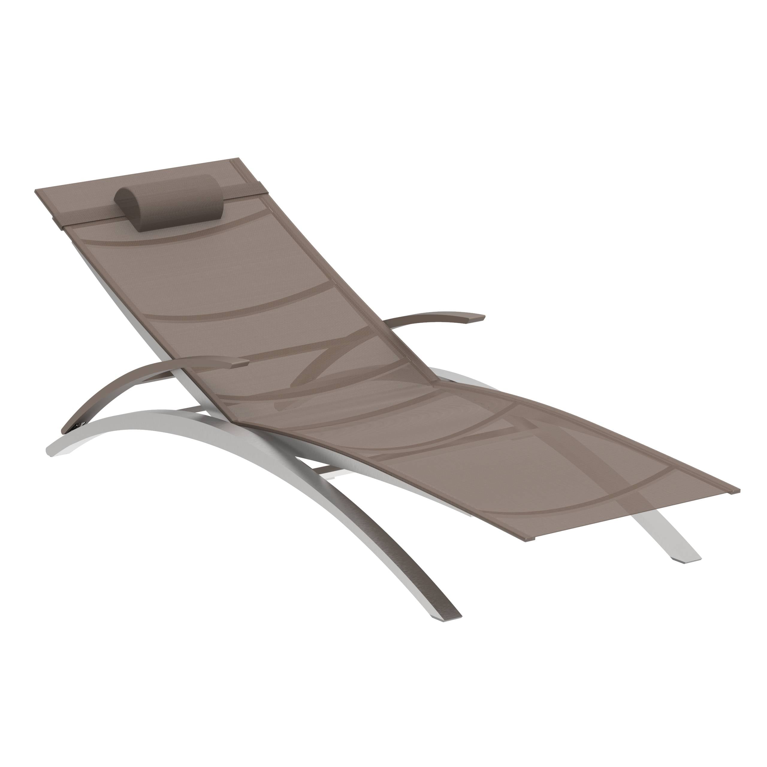 Ozon Stackable Lounger Batyline Cappuccino