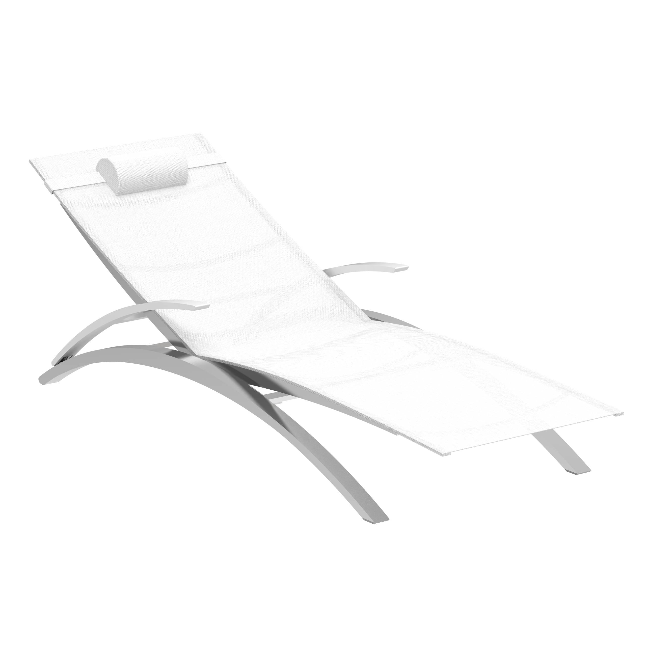 Ozon Stackable Lounger White Batyline El. Pol.