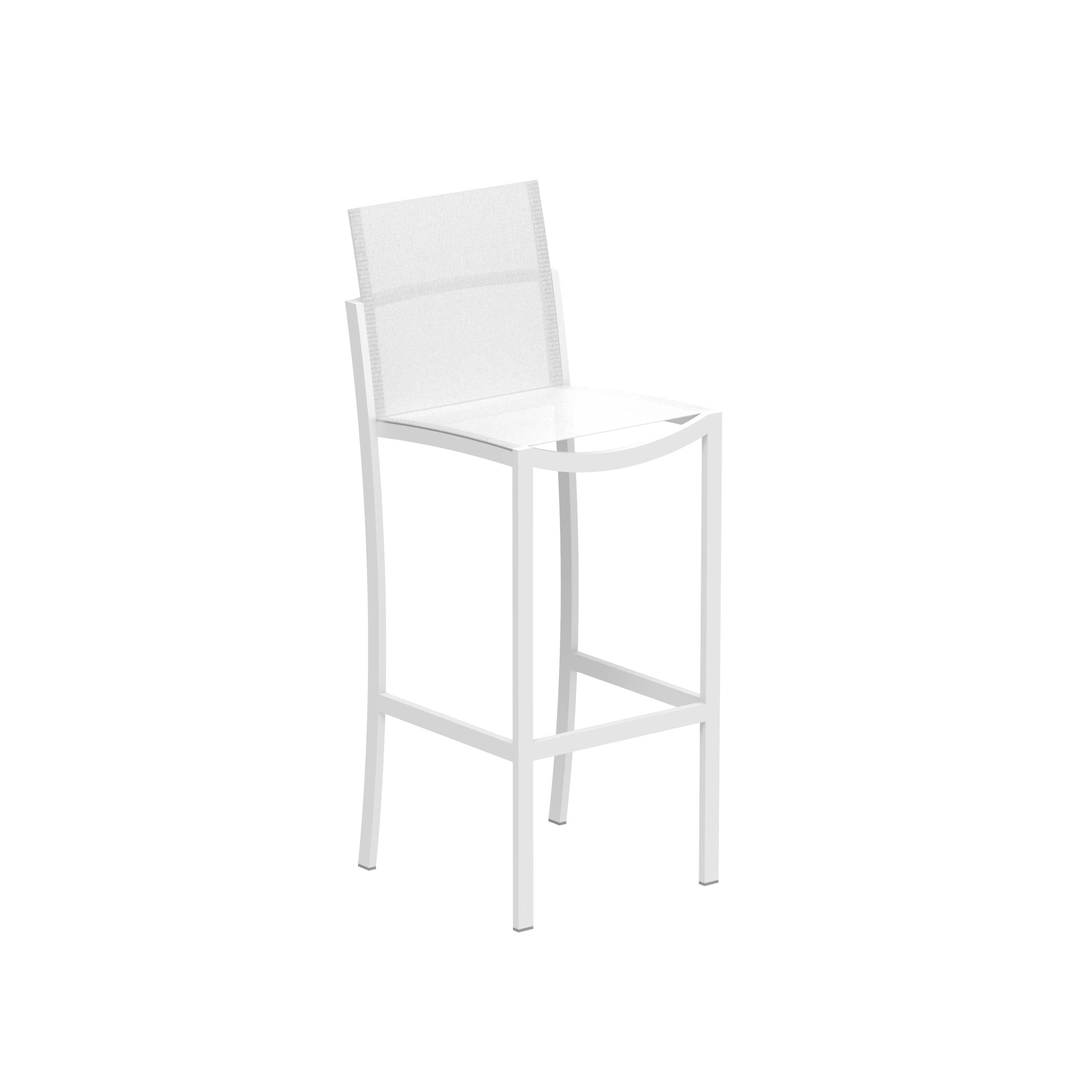 Ozon Bar Chair White + Batyline White