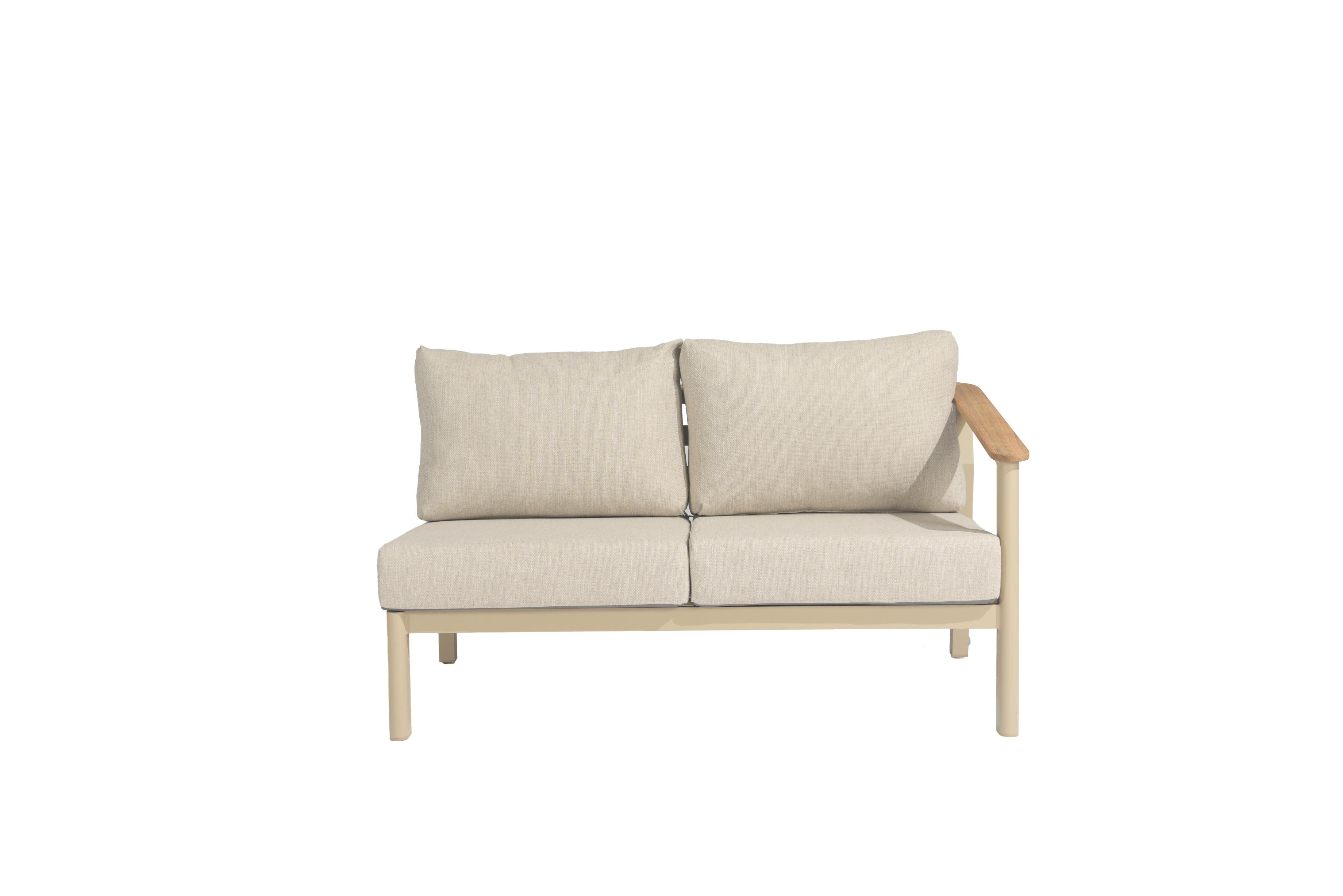 4 Seasons Outdoor Olivia 5 Seat Corner Group with Demi Coffee & Side Tables