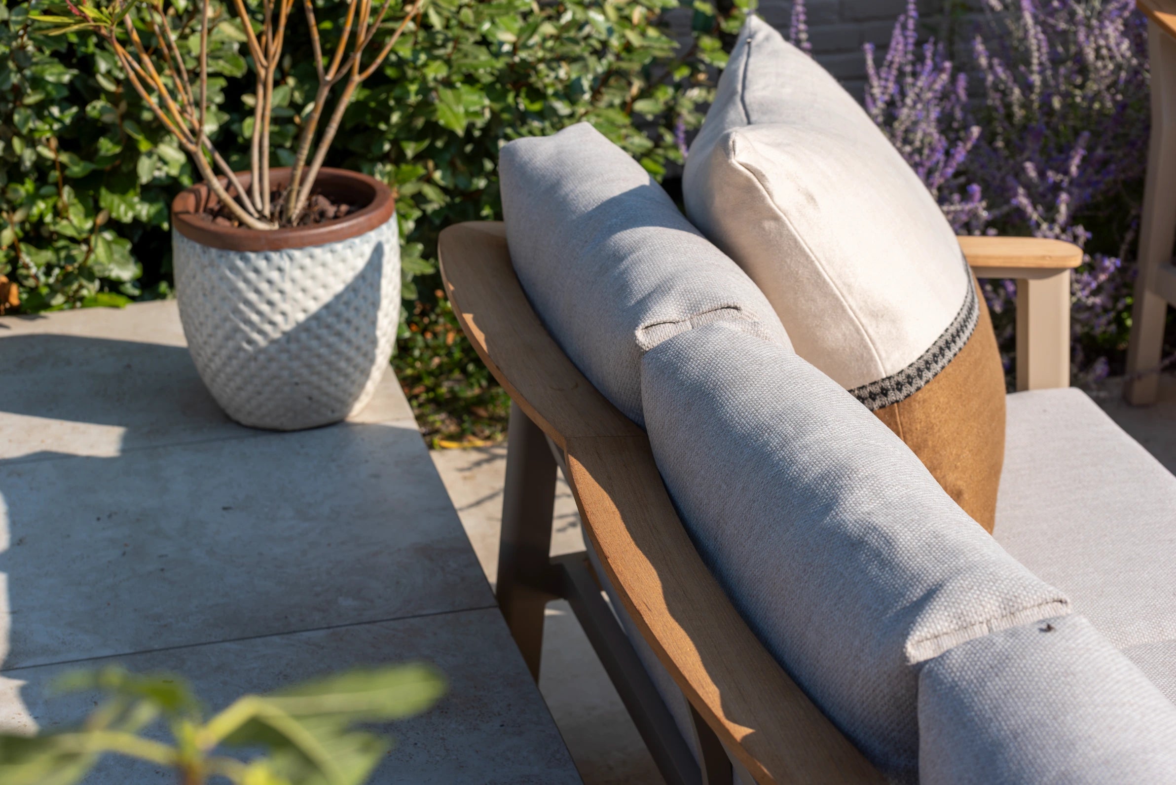 4 Seasons Outdoor Olivia 3-Seater Sofa Set – Set of 2