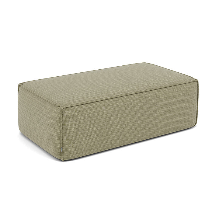 Manutti Touch Rectangular Pouf with 112 cm Width and 65 cm Depth