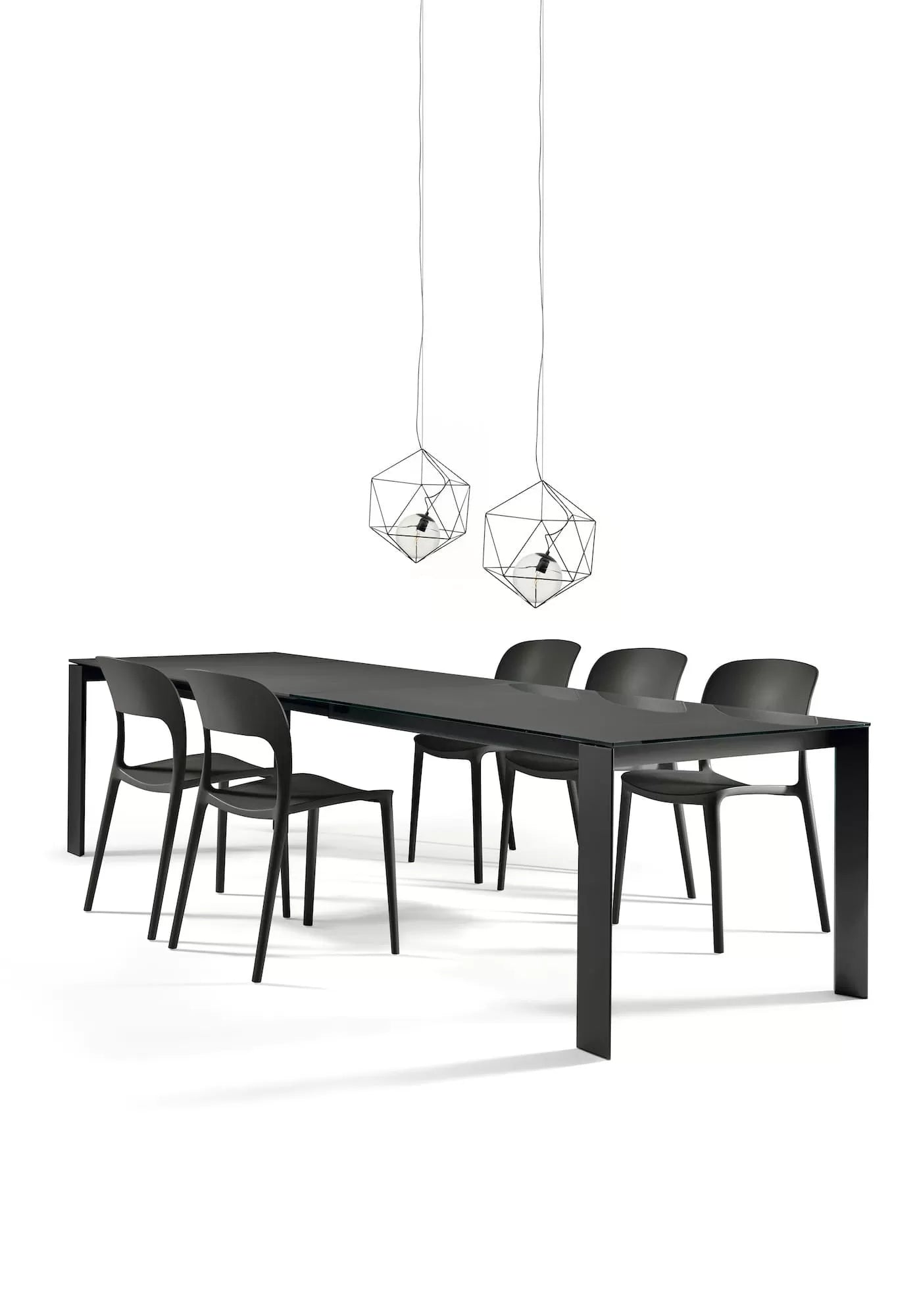 Pascal Table With Extensions And Lacquered Metal Frame 20 08