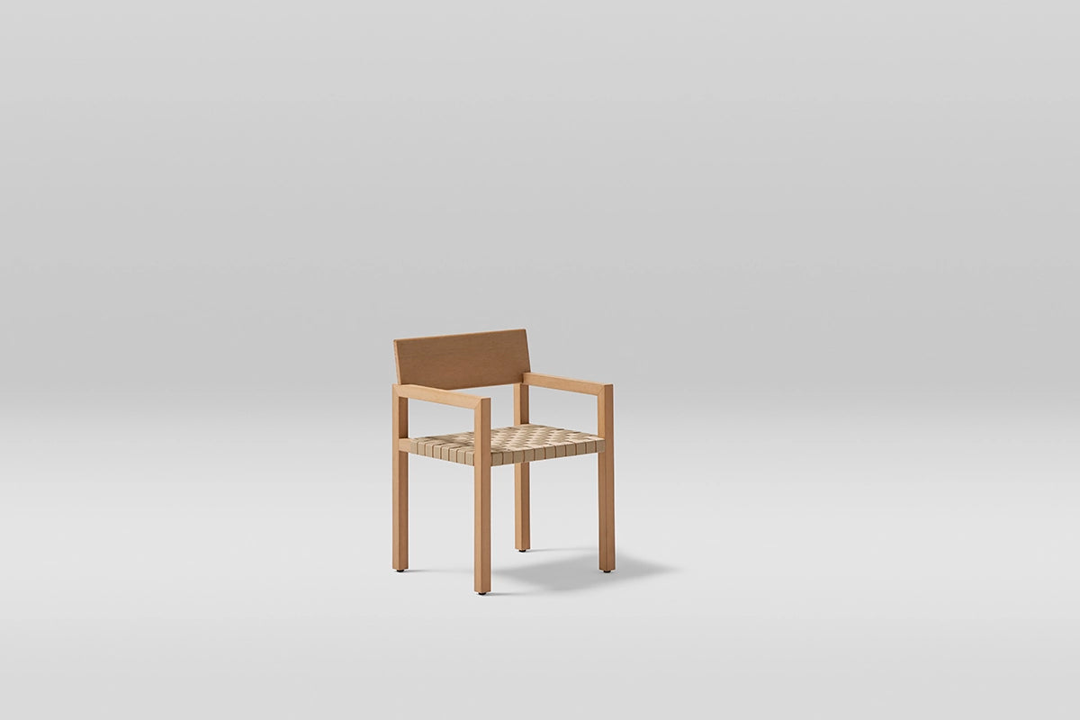 Kubik dining armchair with G3 Fabric