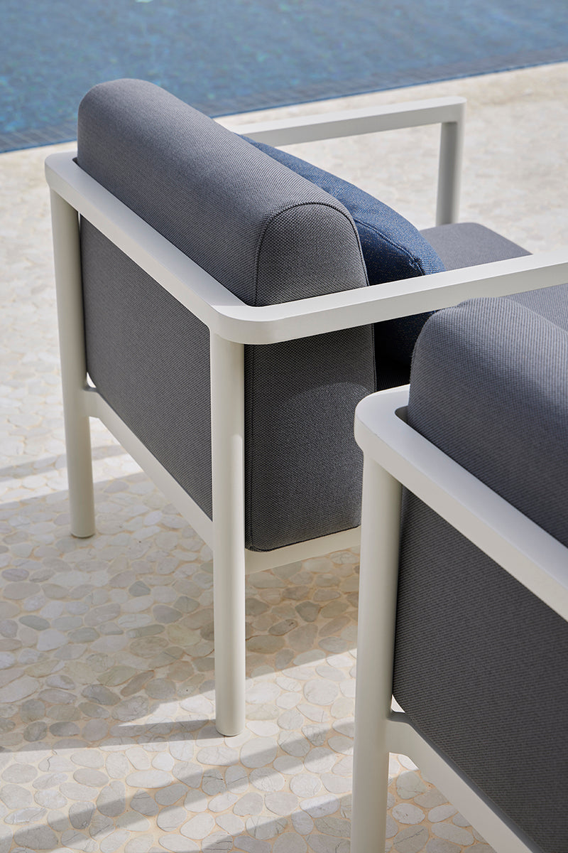 Origin lounge armchair with G3 Fabric