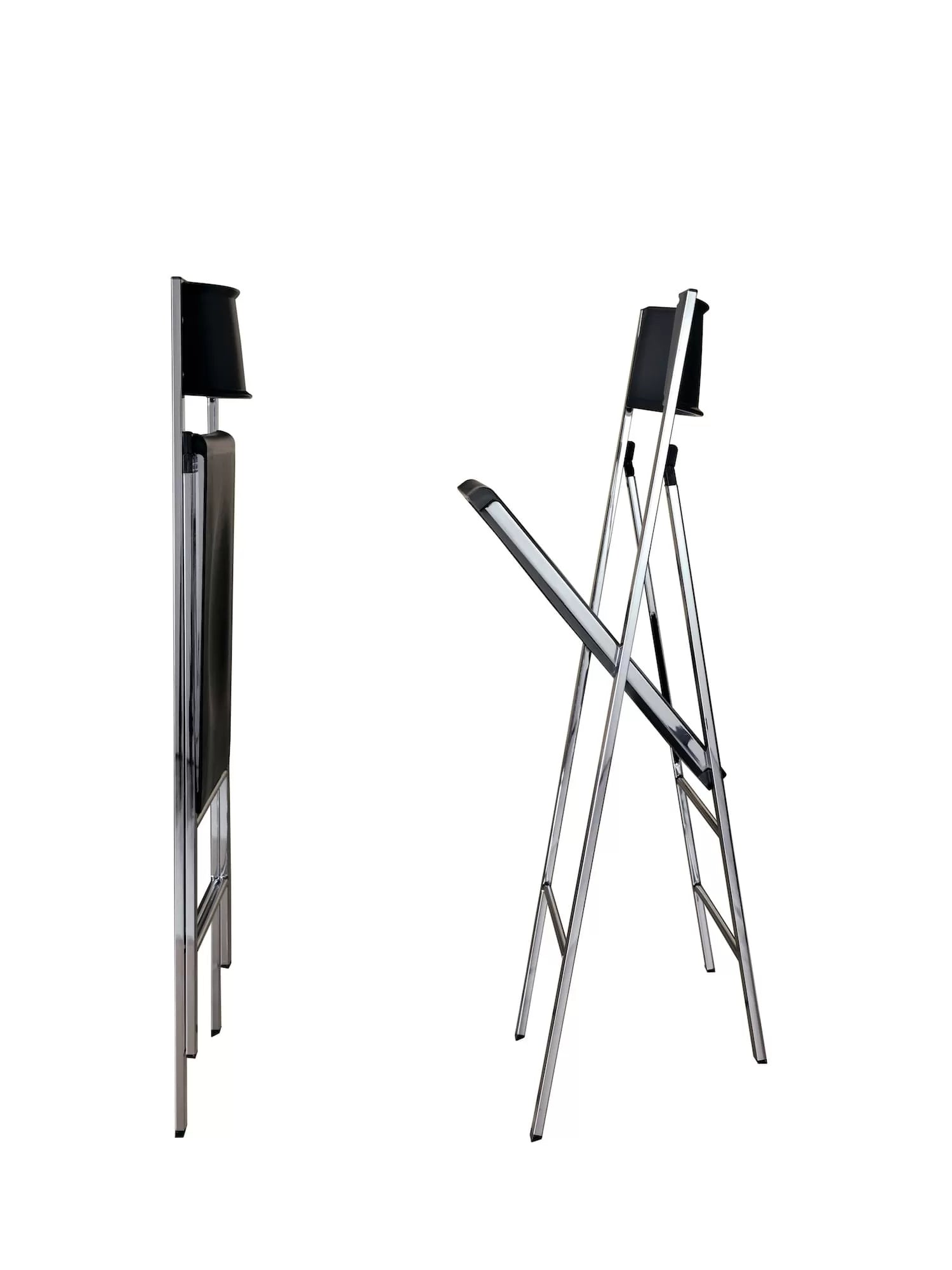 Poket Folding Chair With Lacquered Metal Frame