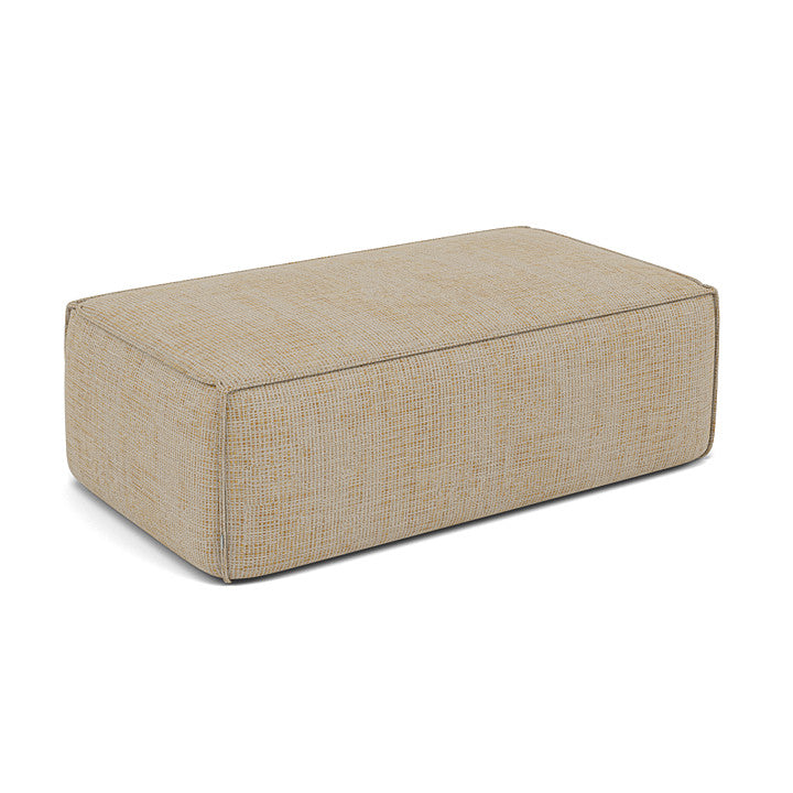 Manutti Touch Rectangular Pouf with 112 cm Width and 65 cm Depth