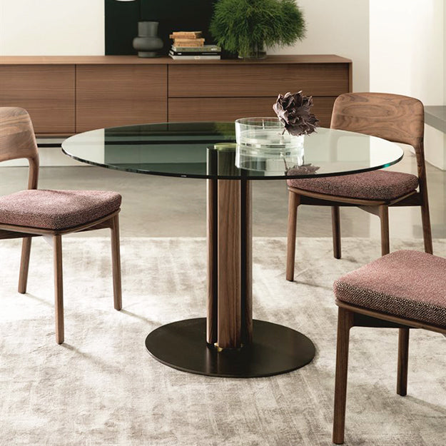 Porada Quadrifoglio Round Dining Table – Single Base