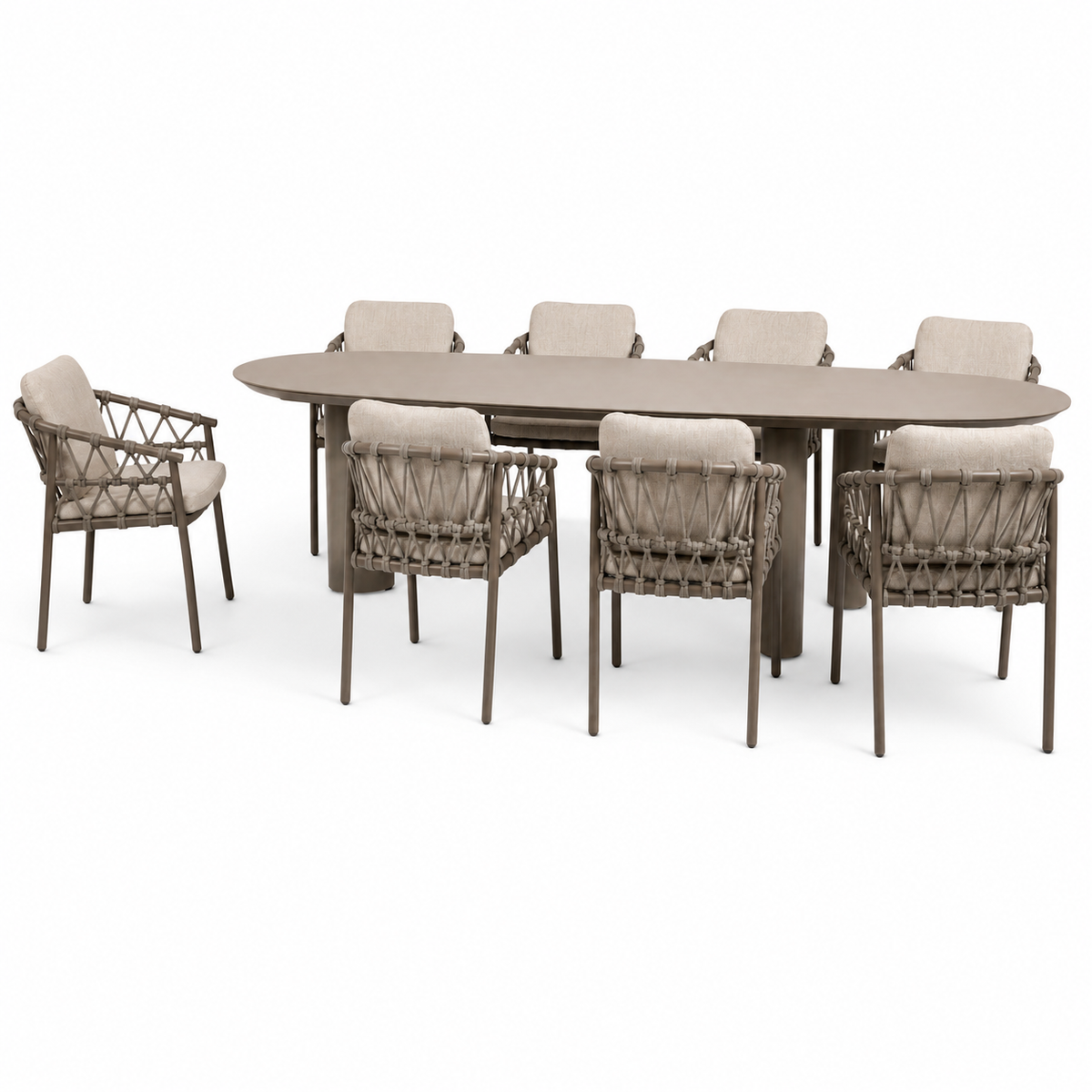 4 Seasons Outdoor Piacenza 8 Seat Denia 290cm Mango Ceramic Dining Table