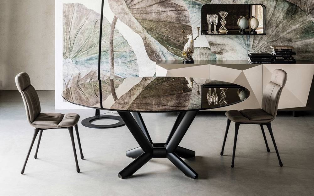 Cattelan Italia Planer Glass Dining Table
