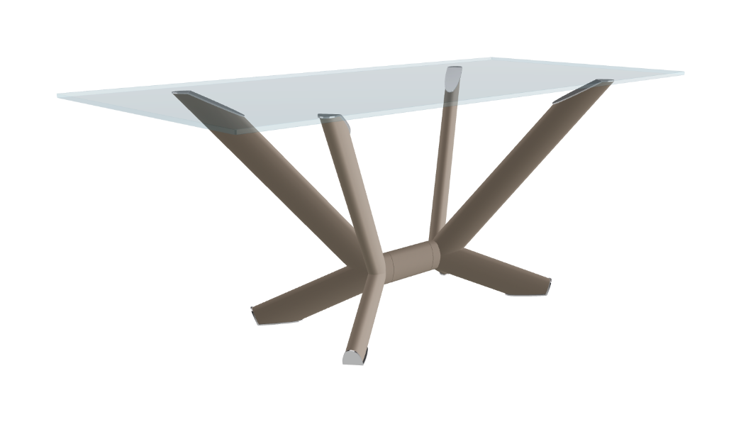 Cattelan Italia Planer Glass Dining Table