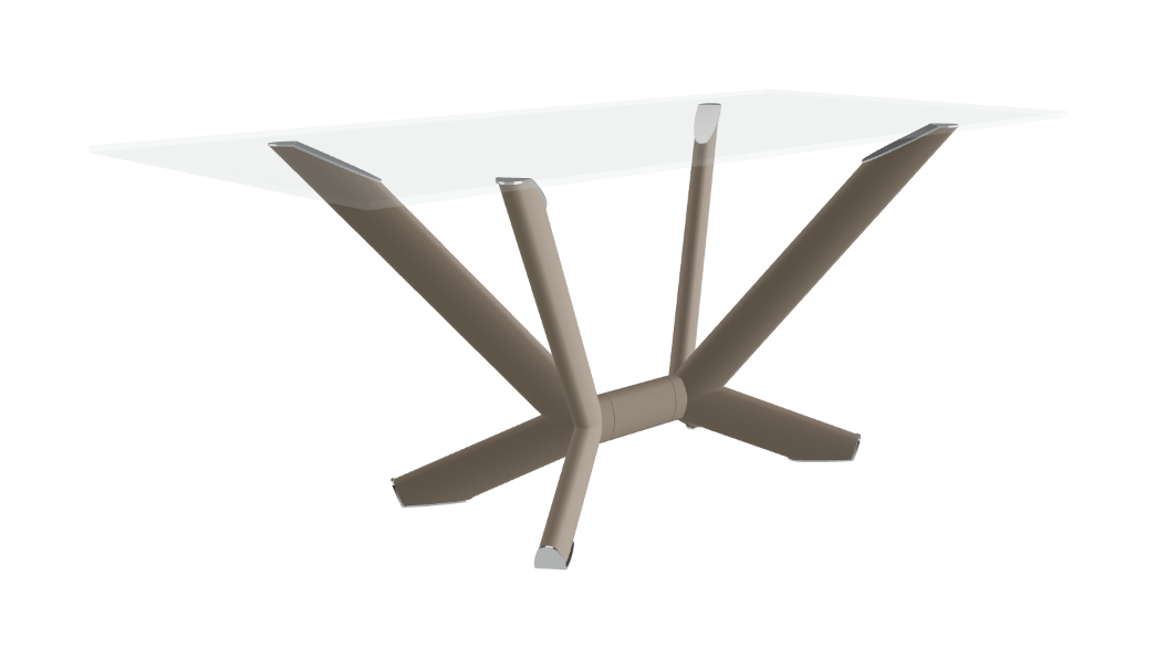 Cattelan Italia Planer Glass Dining Table