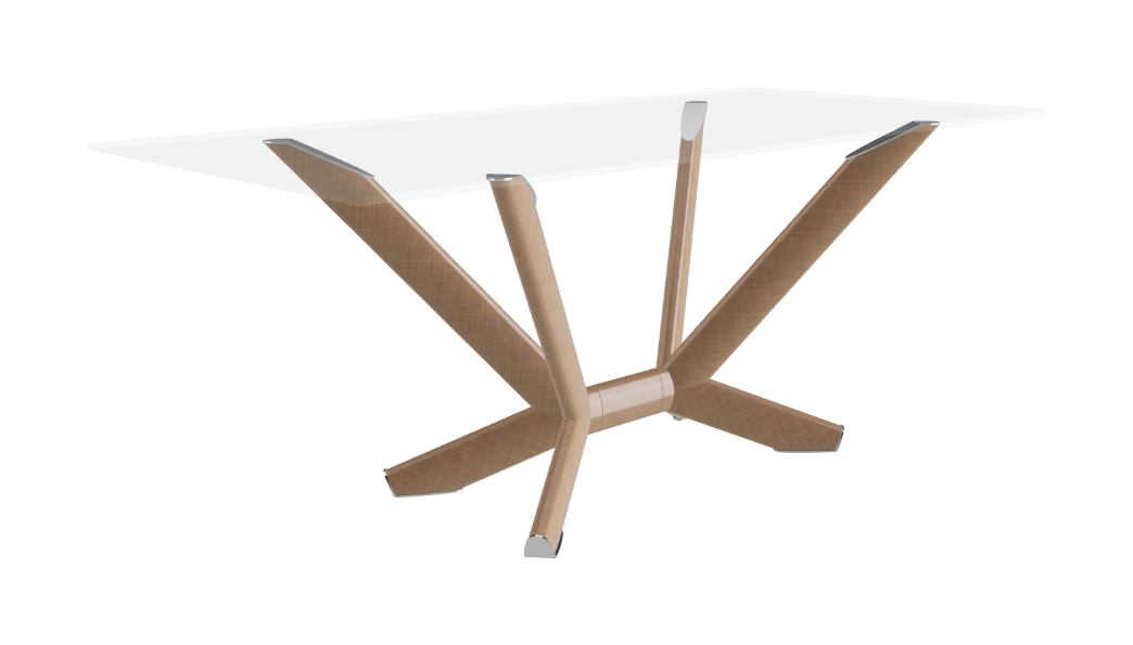 Cattelan Italia Planer Glass Dining Table