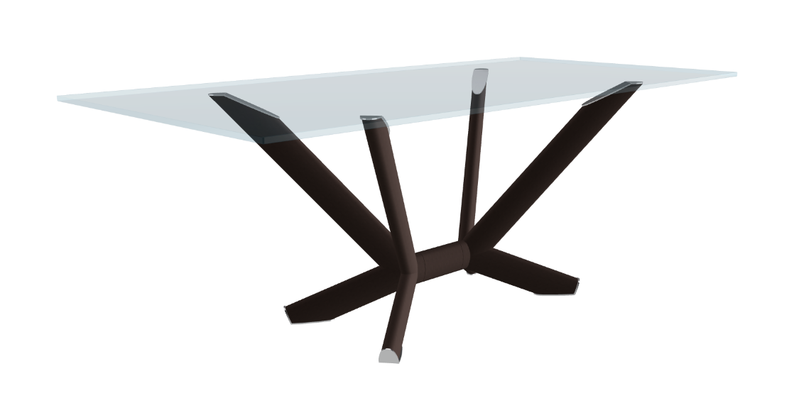 Cattelan Italia Planer Glass Dining Table