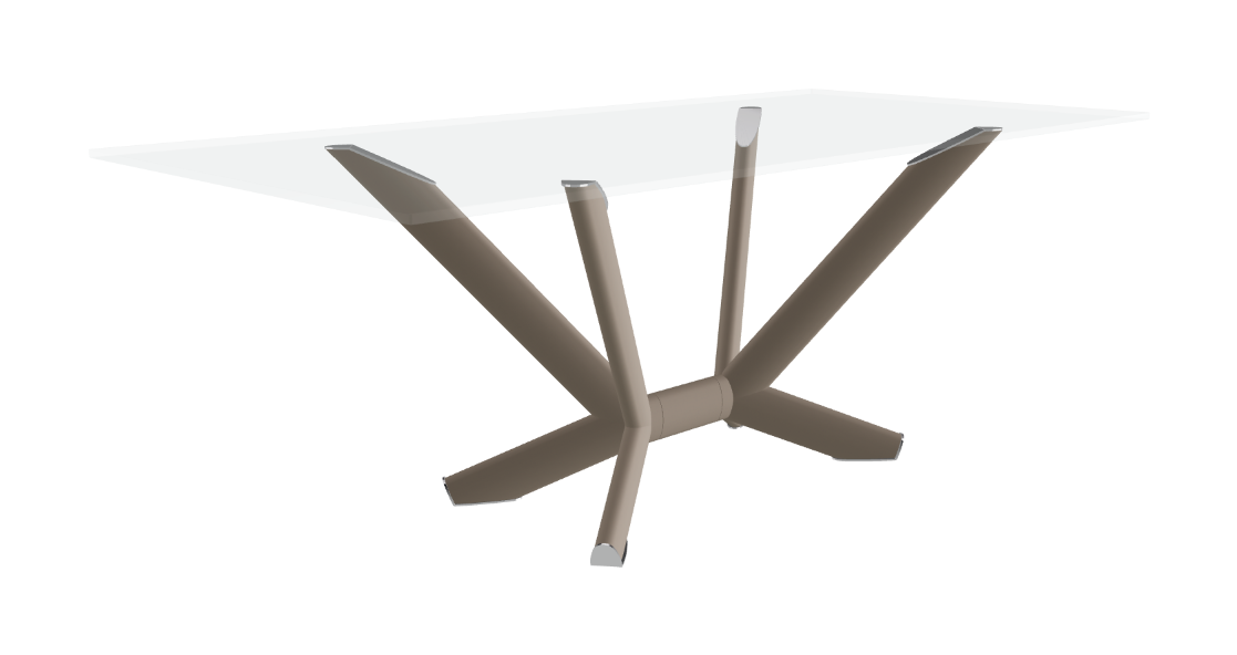 Cattelan Italia Planer Glass Dining Table