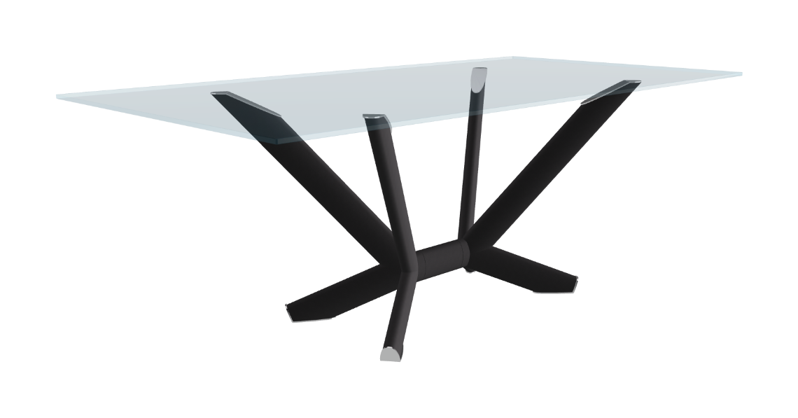 Cattelan Italia Planer Glass Dining Table