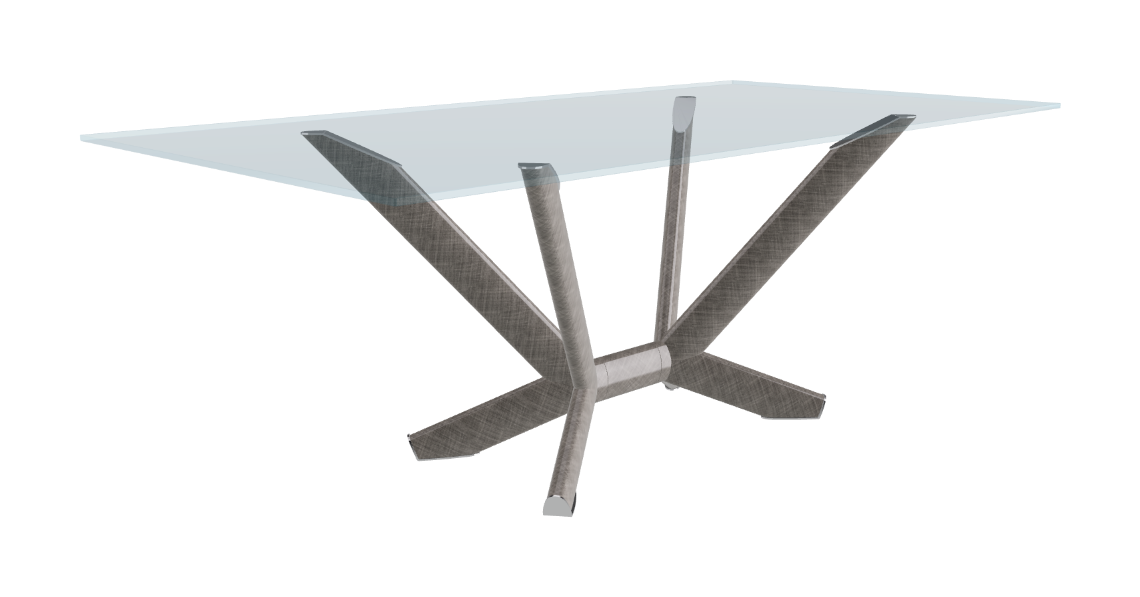 Cattelan Italia Planer Glass Dining Table