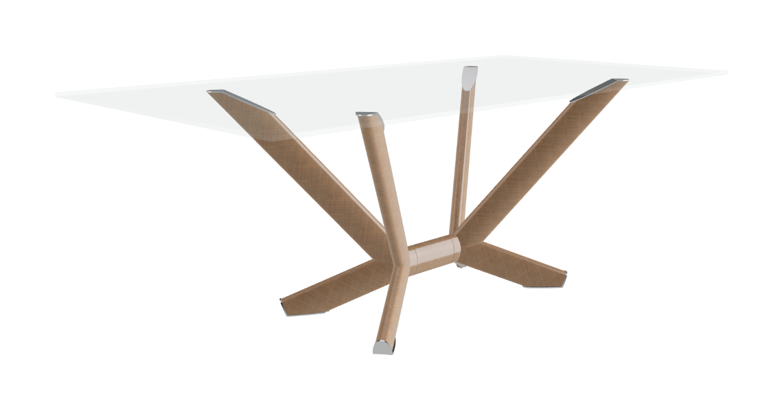 Cattelan Italia Planer Glass Dining Table