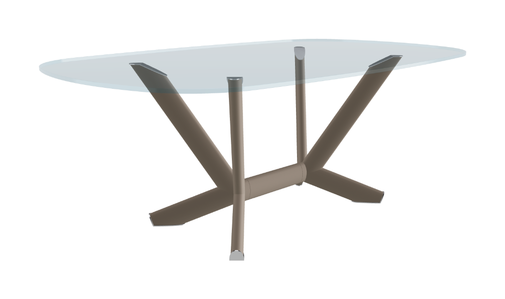 Cattelan Italia Planer Glass Dining Table