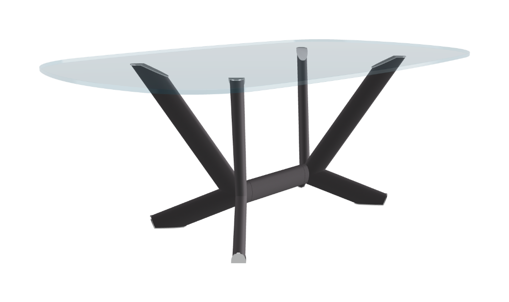 Cattelan Italia Planer Glass Dining Table