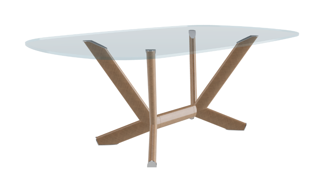 Cattelan Italia Planer Glass Dining Table