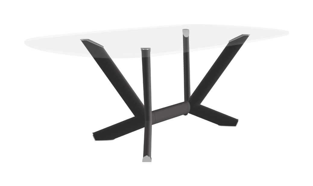 Cattelan Italia Planer Glass Dining Table