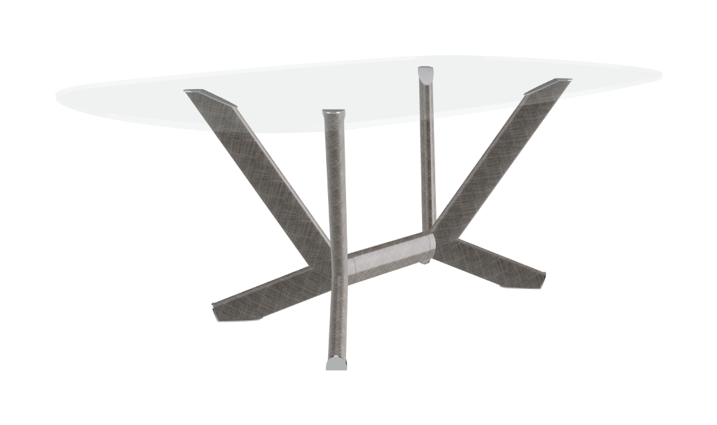 Cattelan Italia Planer Glass Dining Table