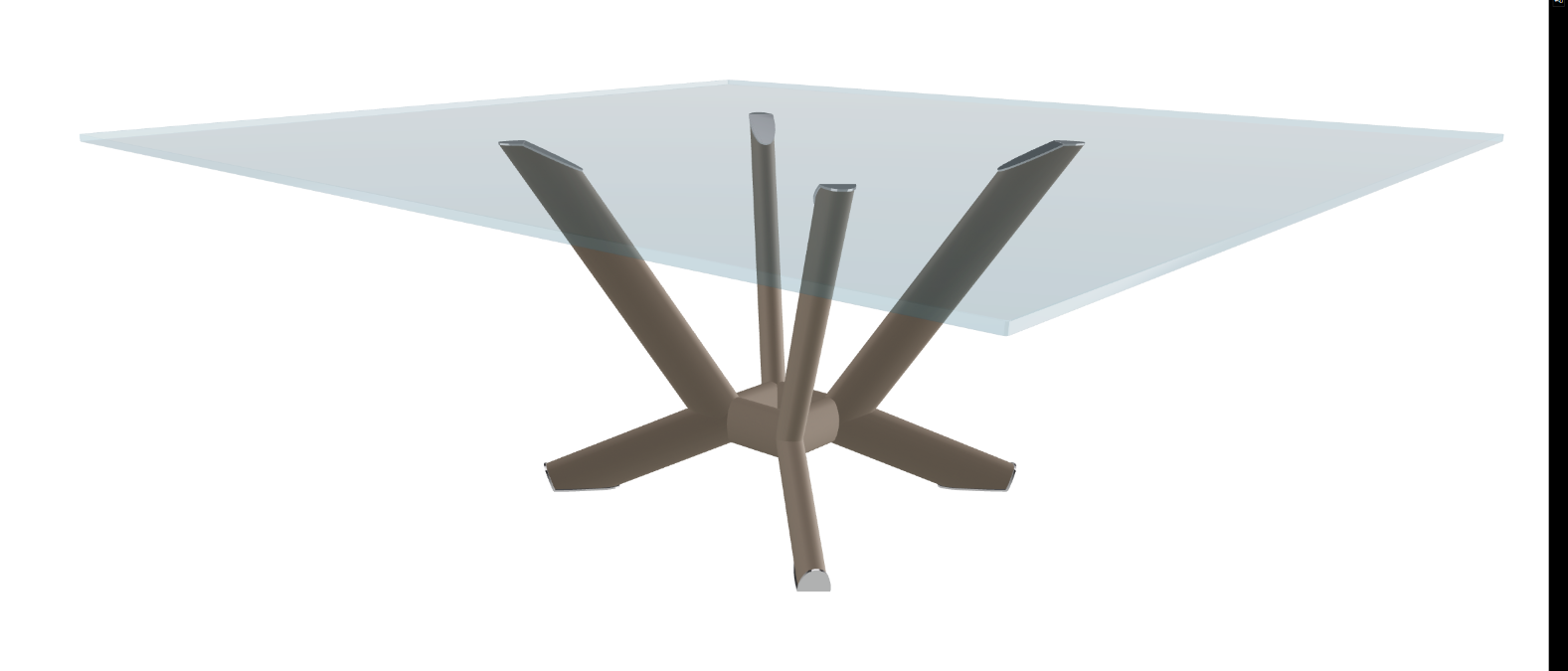 Cattelan Italia Planer Glass Dining Table