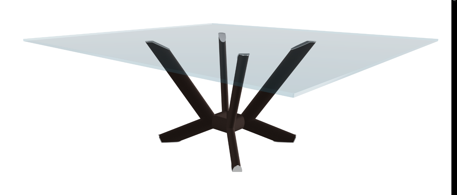 Cattelan Italia Planer Glass Dining Table